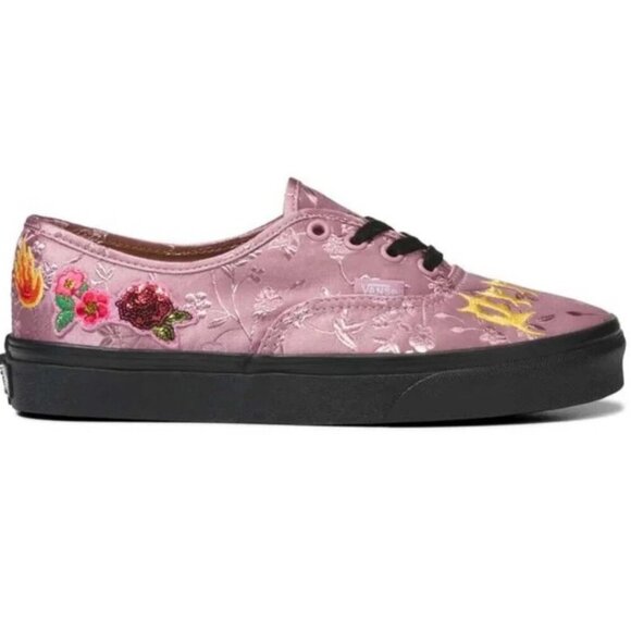 Vans OTW Rare "Moody Crafts" Floral Satin Embroidered Authentic Sneakers - Picture 1 of 13